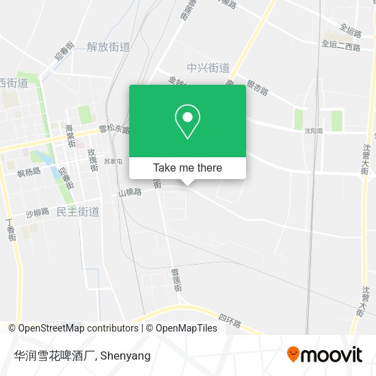 华润雪花啤酒厂 map