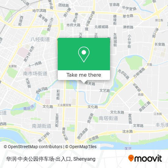 华润·中央公园停车场-出入口 map