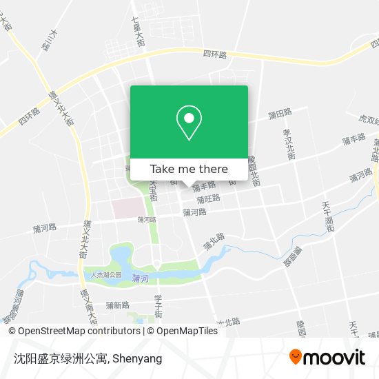 沈阳盛京绿洲公寓 map