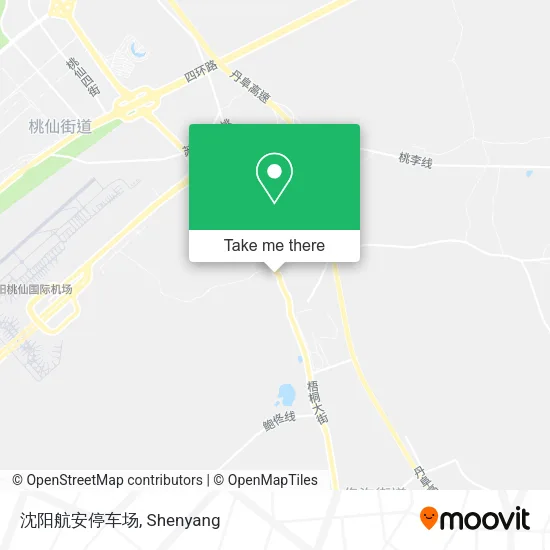 沈阳航安停车场 map