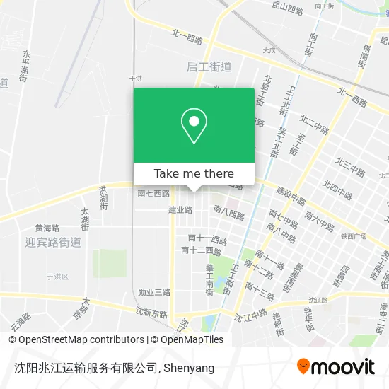 沈阳兆江运输服务有限公司 map
