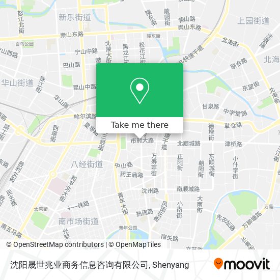沈阳晟世兆业商务信息咨询有限公司 map