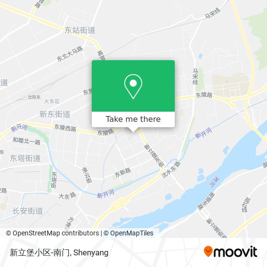 新立堡小区-南门 map
