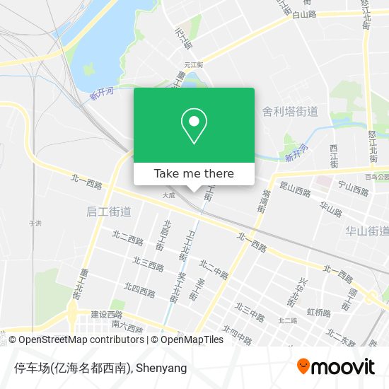 停车场(亿海名都西南) map