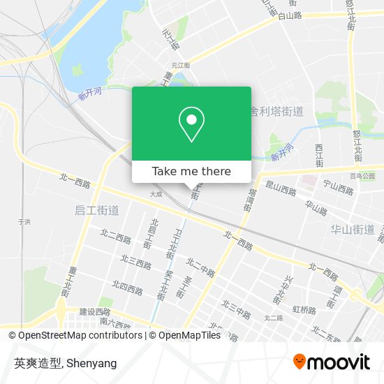 英爽造型 map