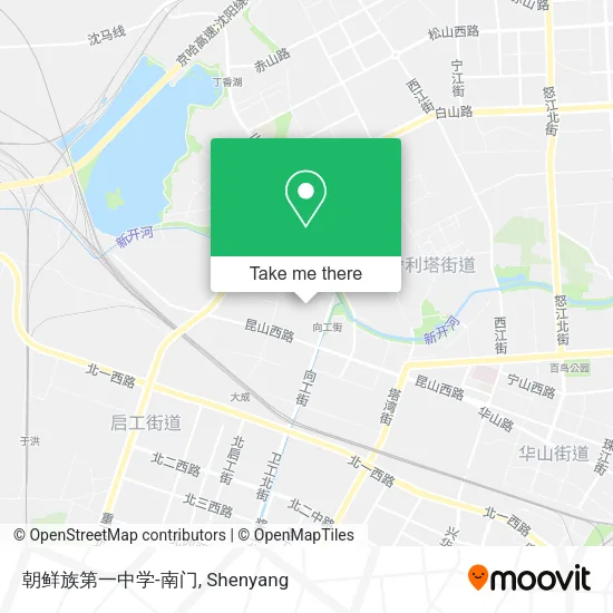 朝鲜族第一中学-南门 map