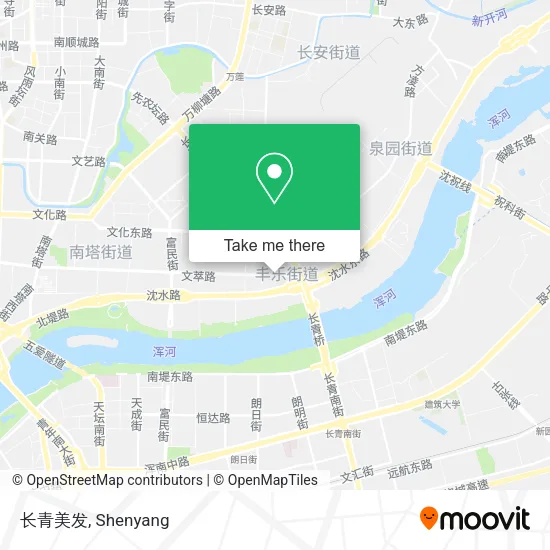 长青美发 map