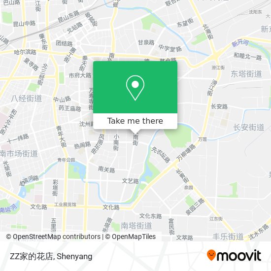 ZZ家的花店 map