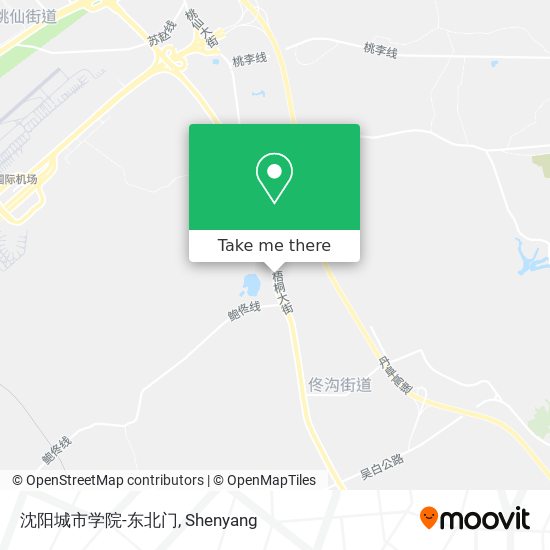 沈阳城市学院-东北门 map