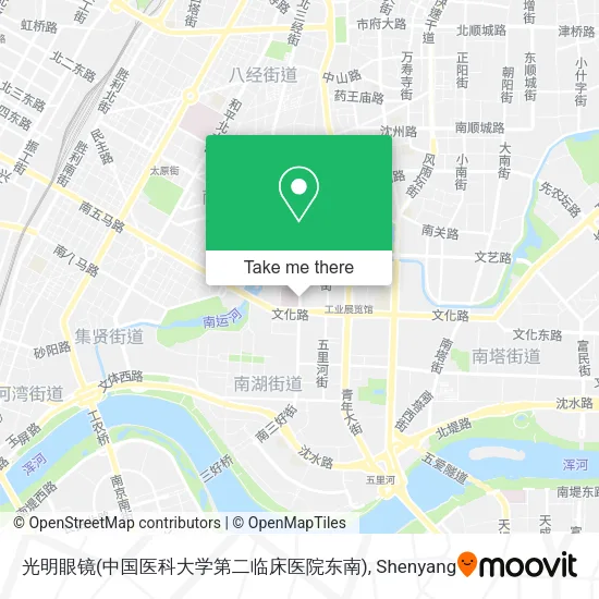 光明眼镜(中国医科大学第二临床医院东南) map