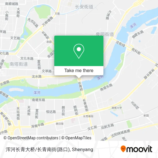 浑河长青大桥/长青南街(路口) map