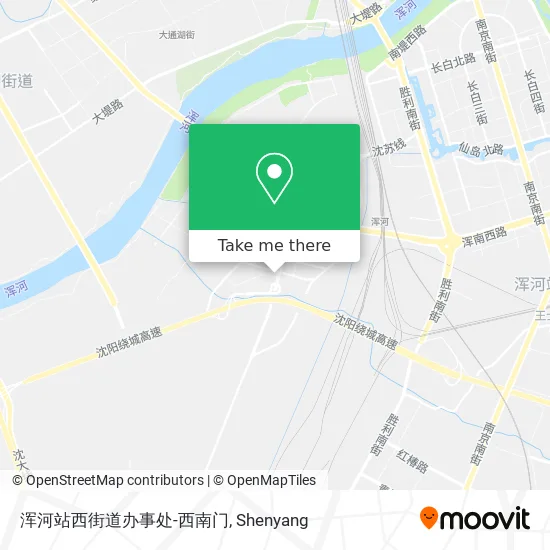 浑河站西街道办事处-西南门 map