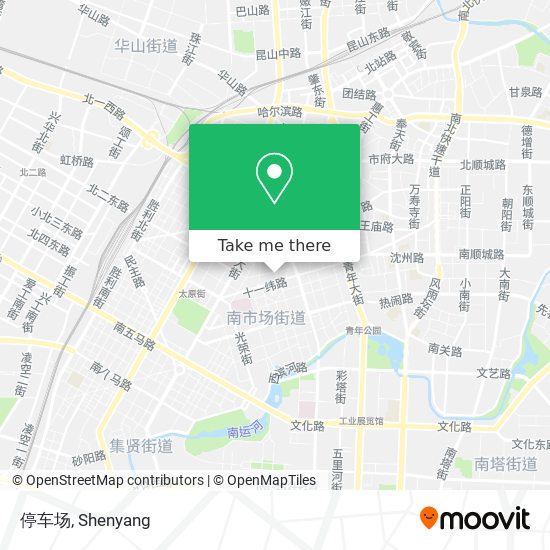 停车场 map
