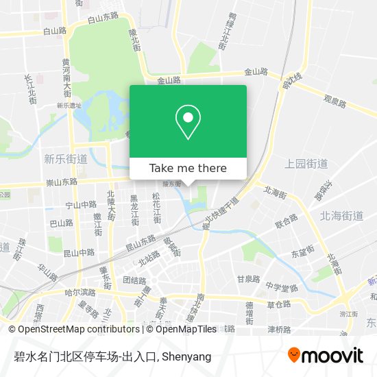 碧水名门北区停车场-出入口 map