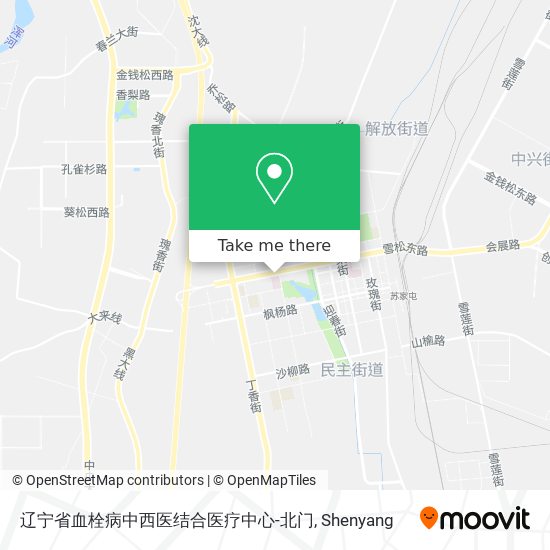 辽宁省血栓病中西医结合医疗中心-北门 map