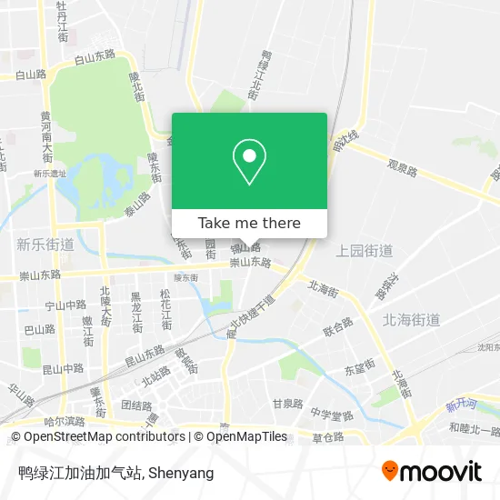 鸭绿江加油加气站 map