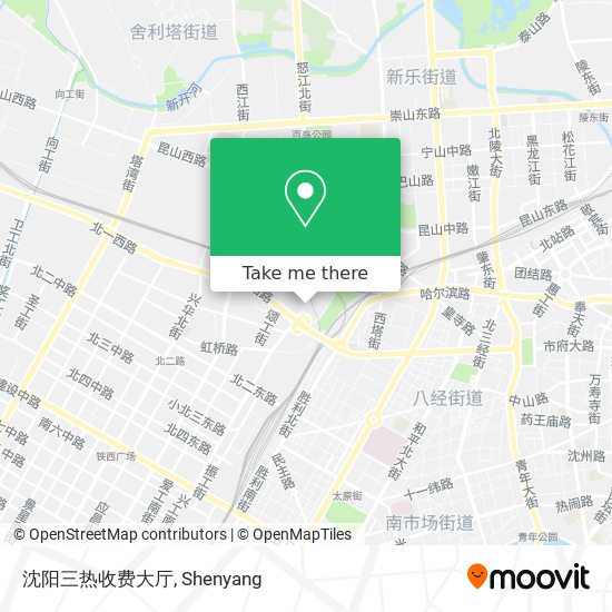沈阳三热收费大厅 map