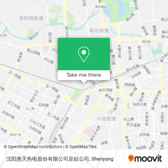 沈阳惠天热电股份有限公司皇姑公司 map