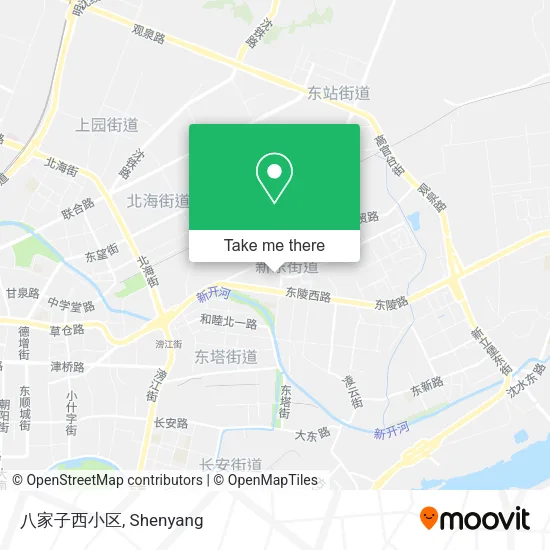 八家子西小区 map