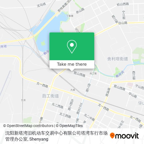 沈阳新塔湾旧机动车交易中心有限公司塔湾车行市场管理办公室 map