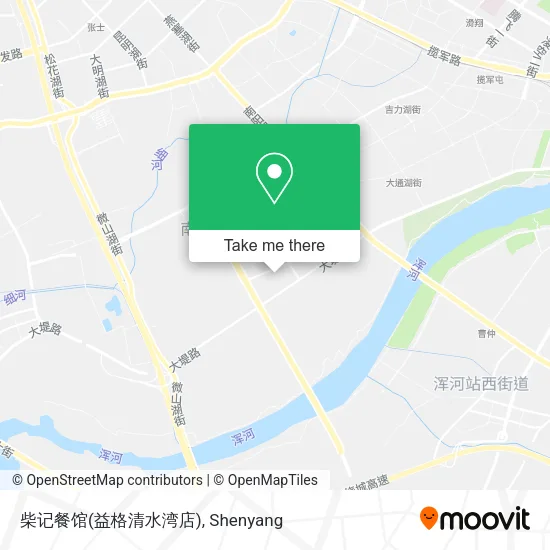 柴记餐馆(益格清水湾店) map
