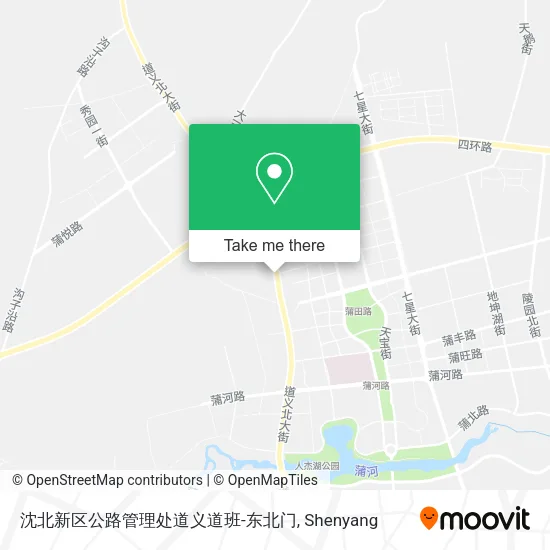 沈北新区公路管理处道义道班-东北门 map
