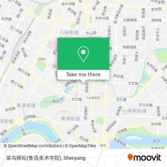 菜鸟驿站(鲁迅美术学院) map