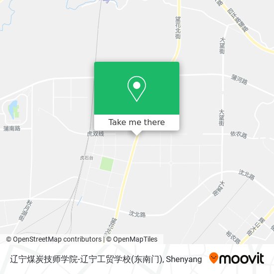 辽宁煤炭技师学院-辽宁工贸学校(东南门) map