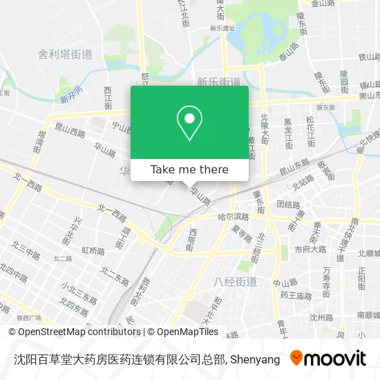 沈阳百草堂大药房医药连锁有限公司总部 map