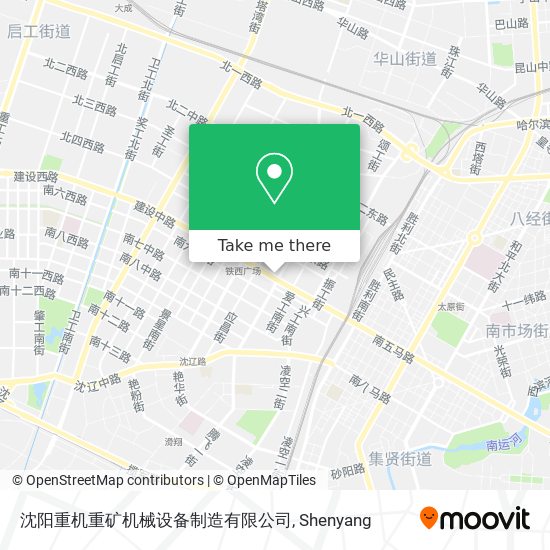 沈阳重机重矿机械设备制造有限公司 map