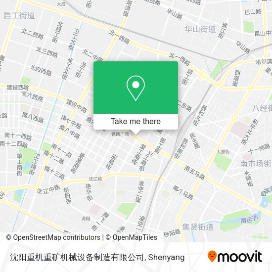 沈阳重机重矿机械设备制造有限公司 map