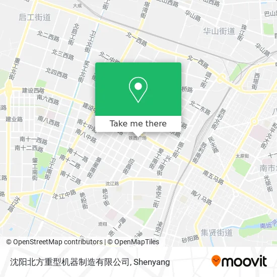 沈阳北方重型机器制造有限公司 map