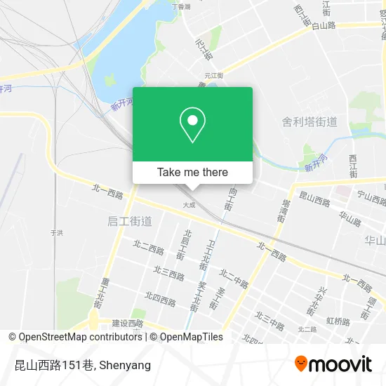 昆山西路151巷 map