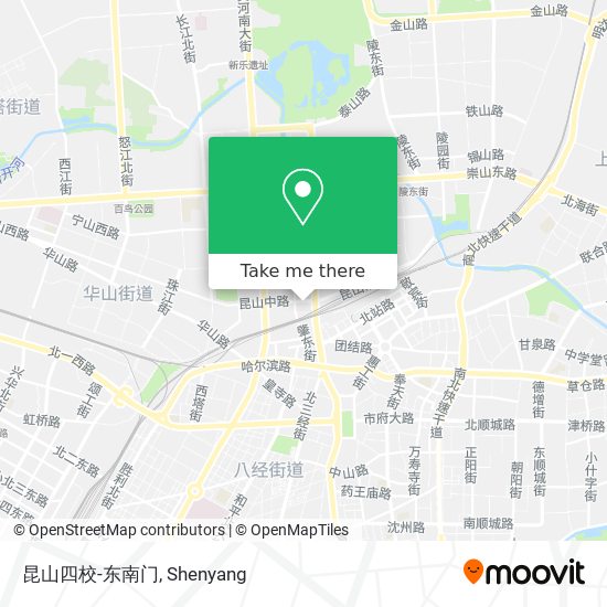 昆山四校-东南门 map