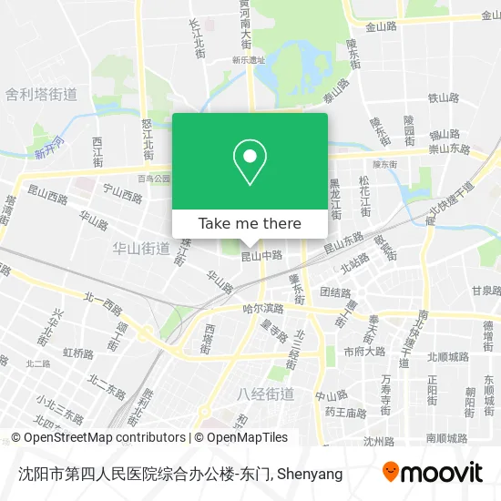 沈阳市第四人民医院综合办公楼-东门 map
