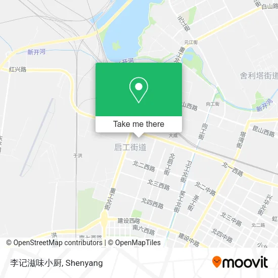 李记滋味小厨 map