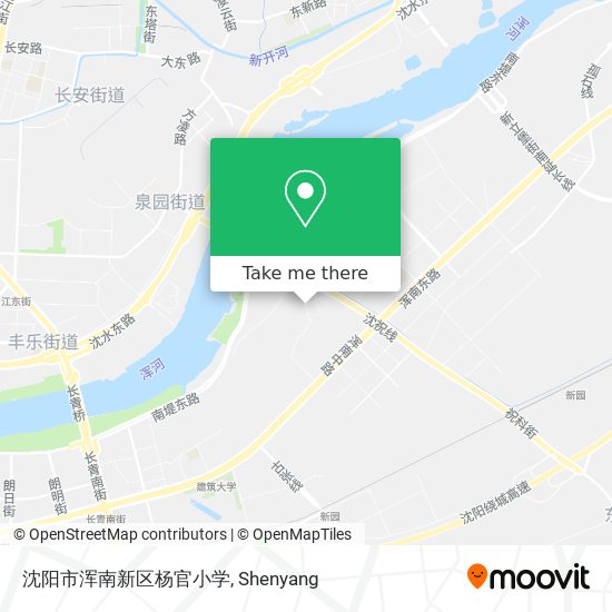 沈阳市浑南新区杨官小学 map