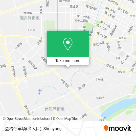 益格停车场(出入口) map