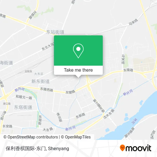 保利香槟国际-东门 map