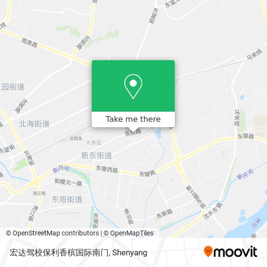 宏达驾校保利香槟国际南门 map