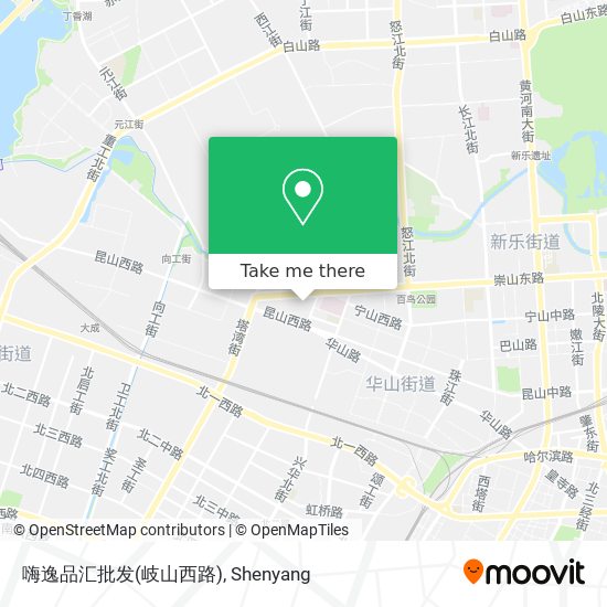 嗨逸品汇批发(岐山西路) map