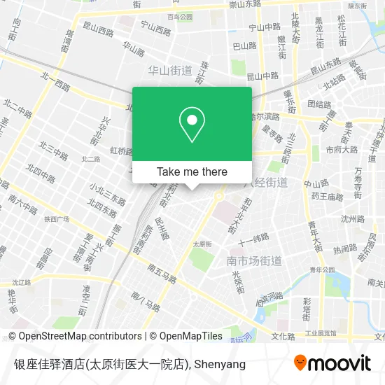 银座佳驿酒店(太原街医大一院店) map