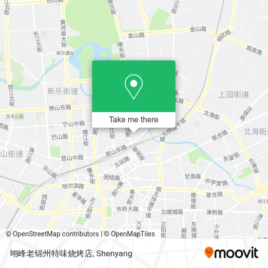 翊峰老锦州特味烧烤店 map