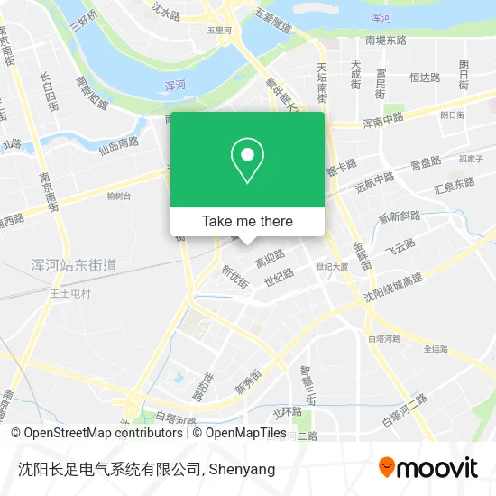 沈阳长足电气系统有限公司 map