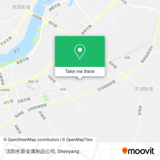 沈阳长新金属制品公司 map