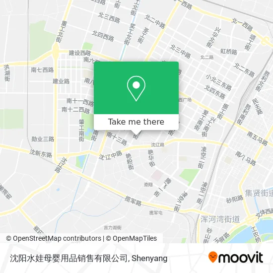 沈阳水娃母婴用品销售有限公司 map