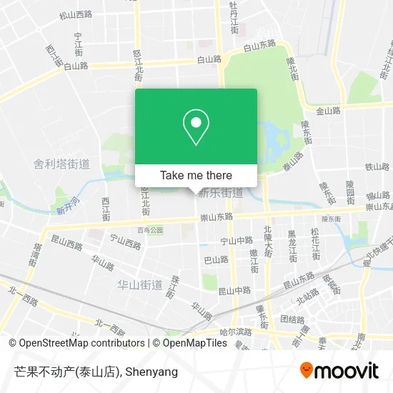 芒果不动产(泰山店) map
