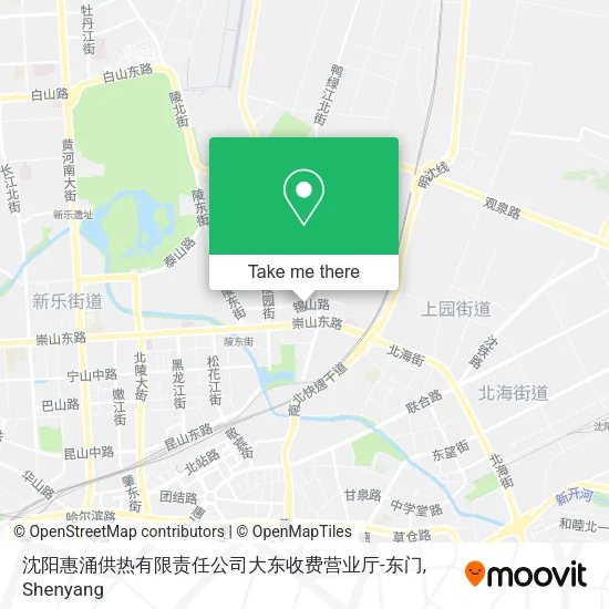 沈阳惠涌供热有限责任公司大东收费营业厅-东门 map