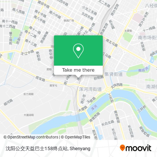 沈阳公交天益巴士158终点站 map