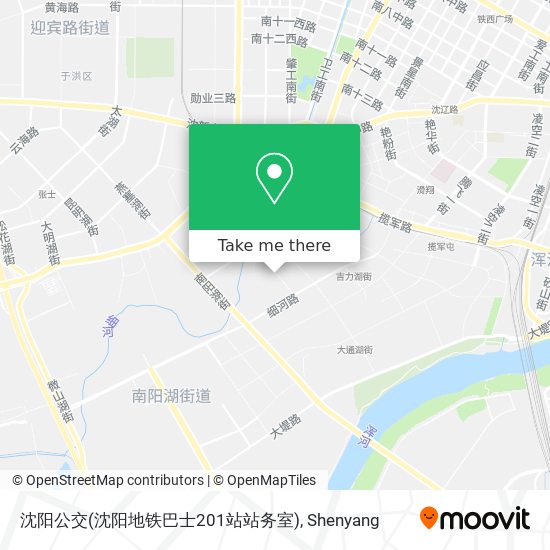 沈阳公交(沈阳地铁巴士201站站务室) map